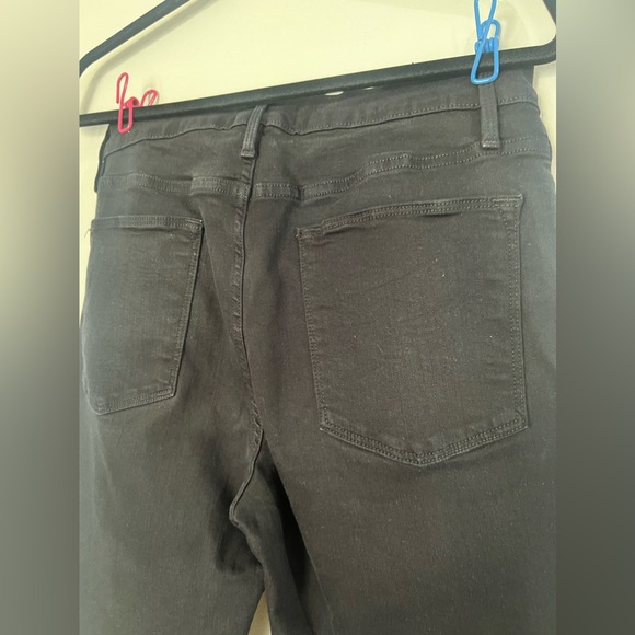 Frame Le High Straight Step Hem Black jeans 28 - Picture 5 of 5